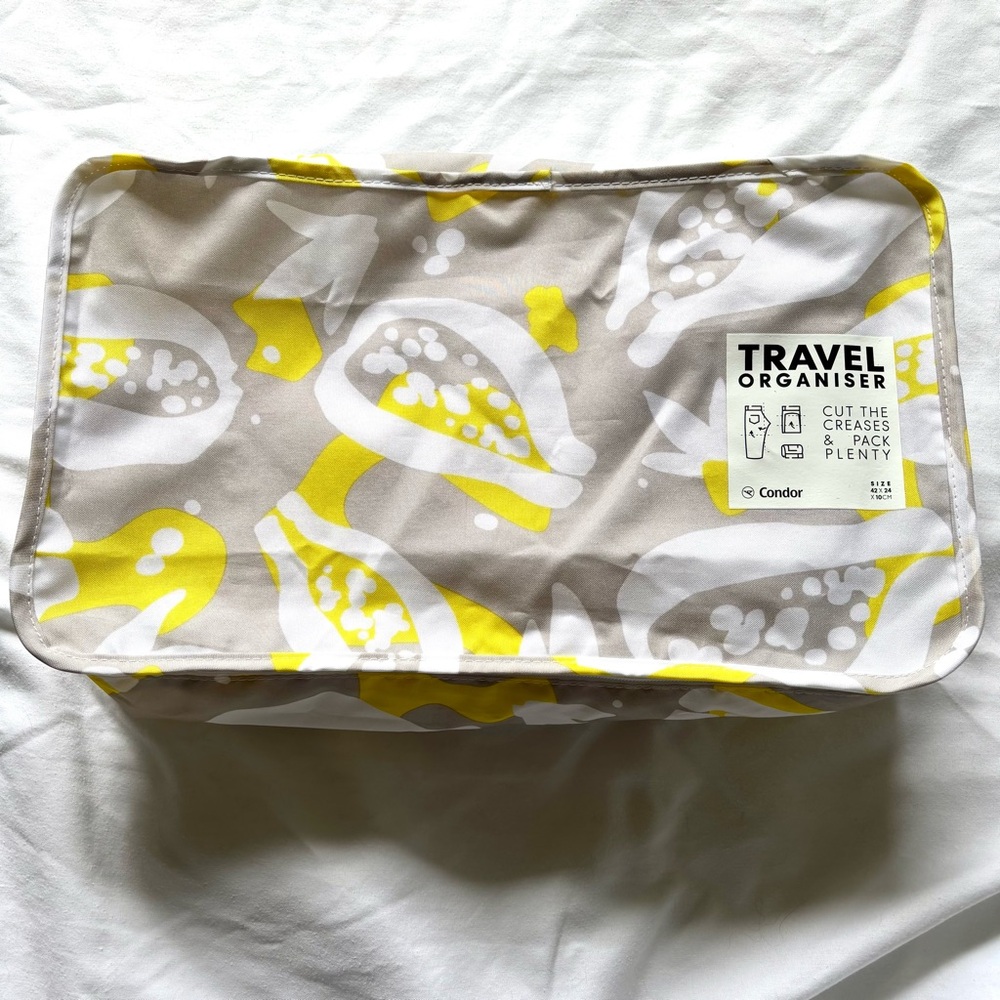 2 sizes! Sturdy zip-up Travel Organizers —  Clothes & Shoes NEW with tags!
